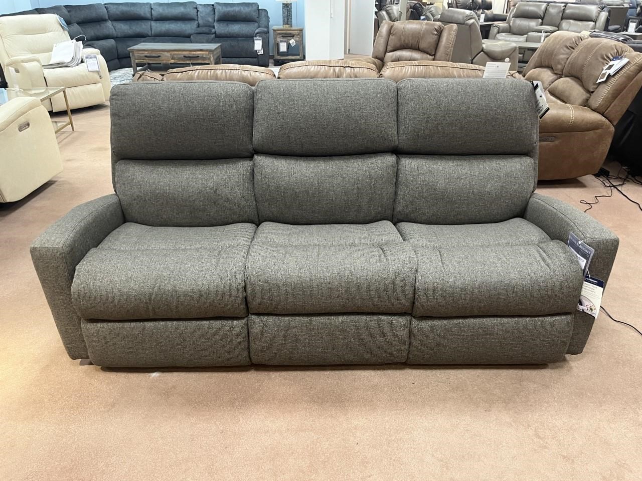 Flexsteel Catalina 1353008 POWER HEADREST SOFA Dunk Bright Furniture Uph Stationary Sofas